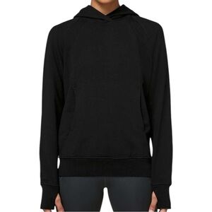 Lululemon Scuba Pullover Hoodie Black Classic Fit Size 6